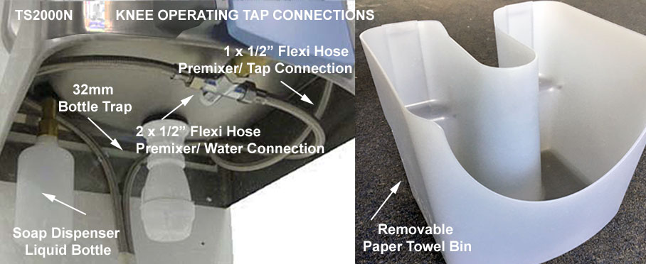 TS2000N Knee Operated Connections